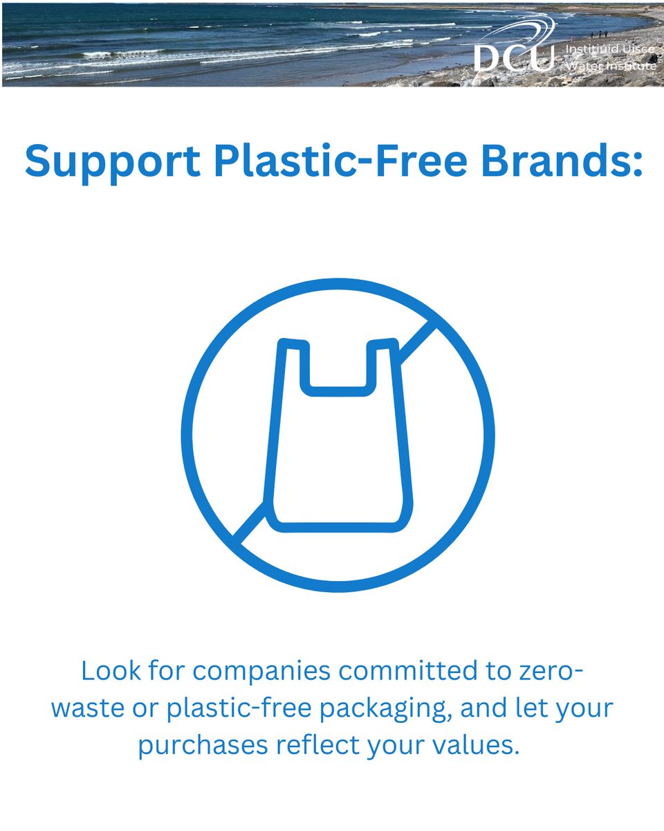 DCU Water Institute (@dcuwater) on Twitter photo 🌊 Protecting Our Oceans Starts with Everyday Choices 🌍
This #WorldOceanDay, let's remember that small changes in our daily habits can have a big impact on ocean health. Reducing single-use plastics helps prevent microplastic pollution, safeguarding marine life and ecosystems. 🌊 Protecting Our Oceans Starts with Everyday Choices 🌍
This #WorldOceanDay, let's remember that small changes in our daily habits can have a big impact on ocean health. Reducing single-use plastics helps prevent microplastic pollution, safeguarding marine life and ecosystems.