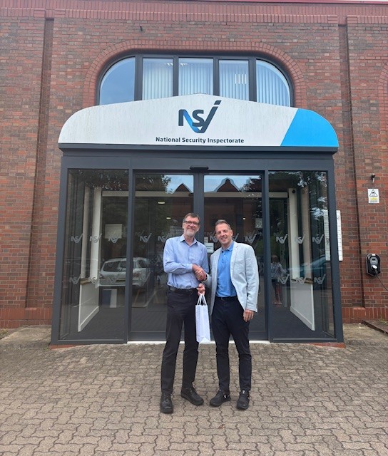 Our CEO Richard Fogelman congratulates John Davidson on 20 years at NSI! 👏 With 30+ years in fire safety, John’s expertise and leadership have shaped our certification schemes and supported industry best practice.

#NSIApproved #FireSafety #WorkAnniversary #ThankYou