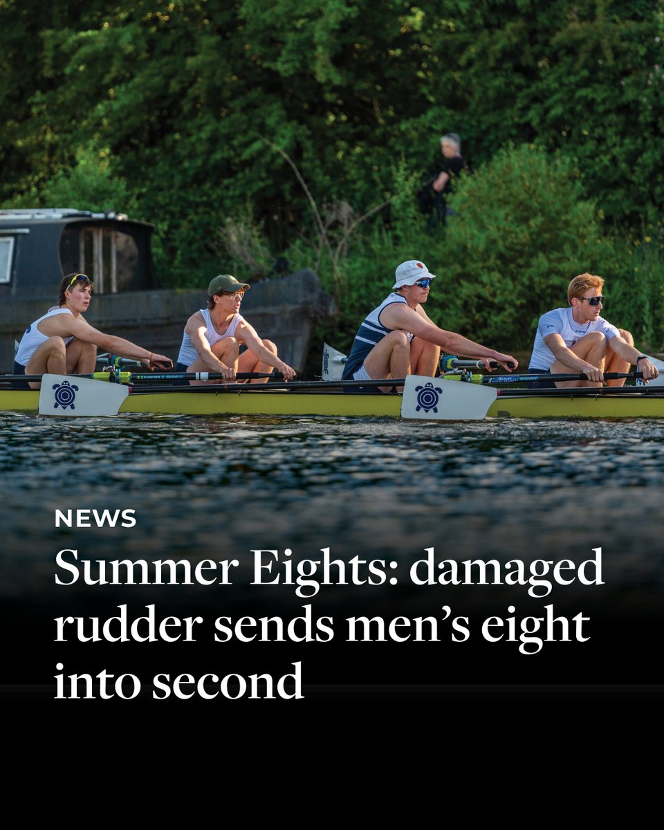 Next year Oriel College will chase Wolfson to regain the title of Head of the River in Summer Eights