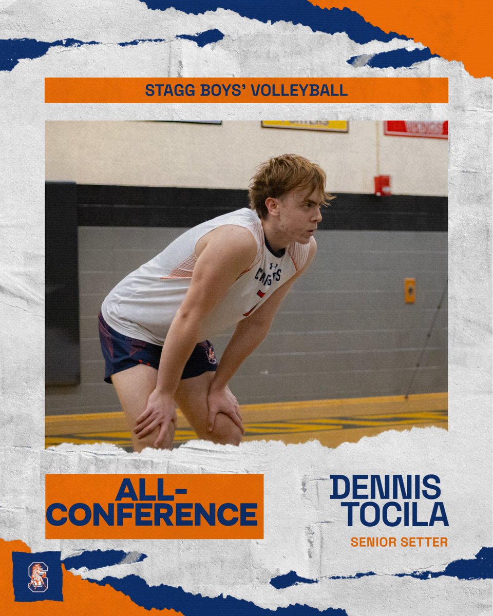 Congratulations to Dennis Tocila on his SWSC All-Conference selection. #EveryRepCounts <a href="/StaggAthletics/">StaggAthletics</a>