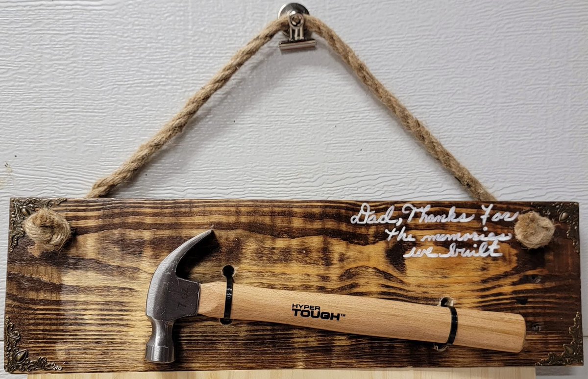 Fathers Day is coming! Get the perfect homemade gift! We custom make orders so let us know if we can help!

4everimpression.com

#hammer #fathersday #homemade #WednesdayMotivation