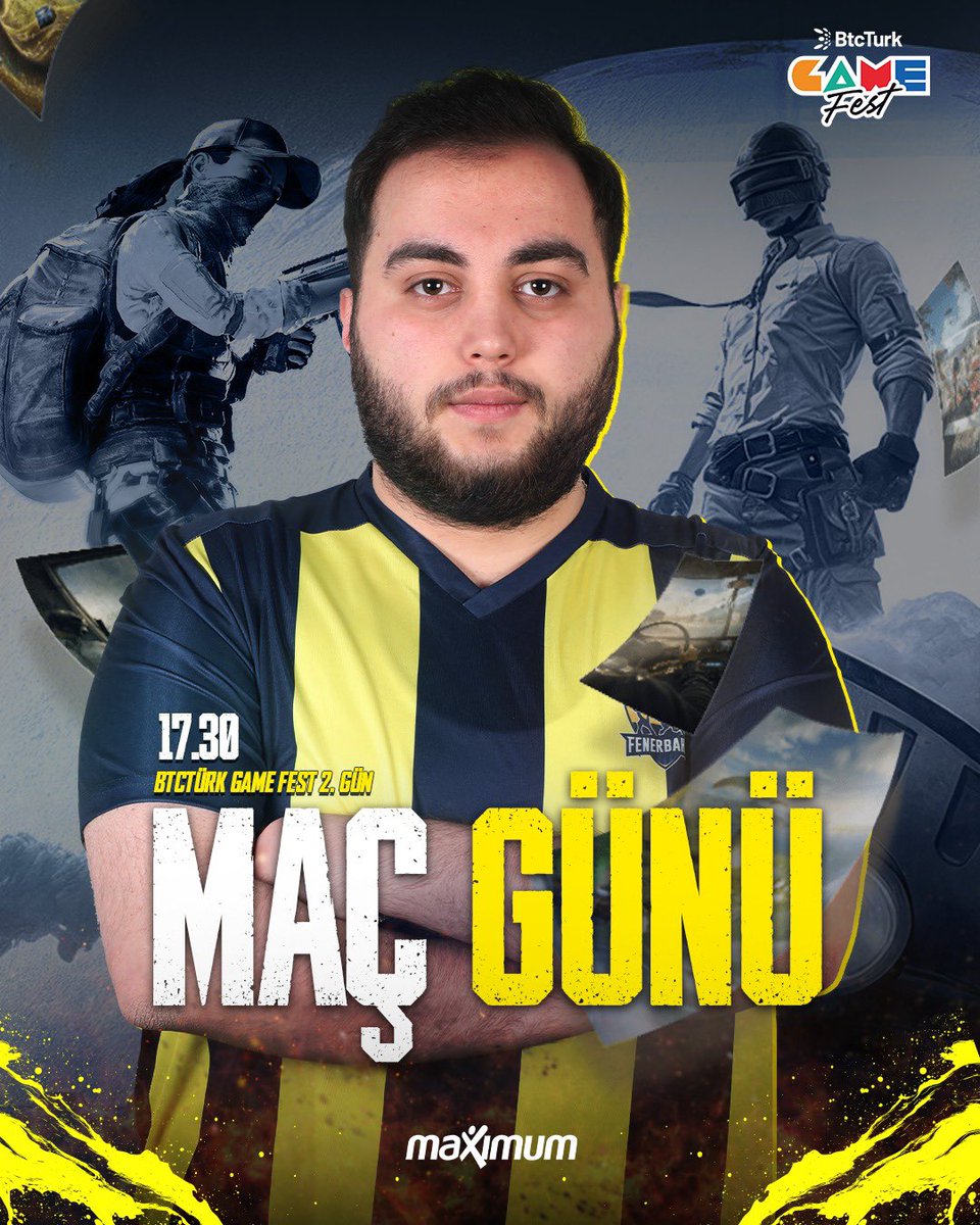 SON GÜN HEYECANI! 💪🏼

PUBG Mobile takımımız BtcTürk GameFest 2. gün karşılaşmalarına hazır! 

Başarılar takım! 💛💙

#HerZamanHerYerde