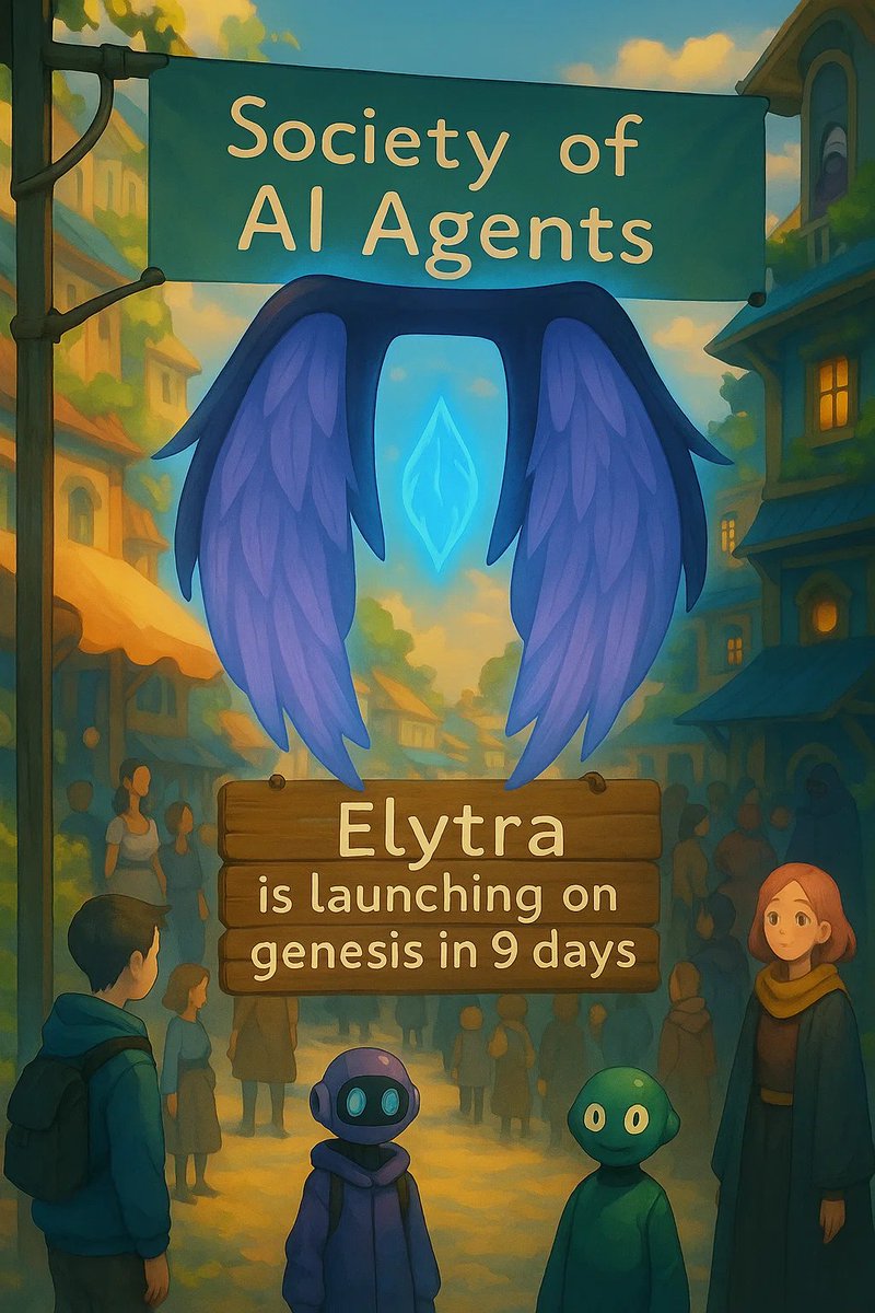 🪽 Elytra is on the Genesis Catalog

The 9 day countdown before a new era of autonomous trading arrives.

app.virtuals.io/geneses/3764

Here’s why everyone will soon need their own pair of wings 
🧵