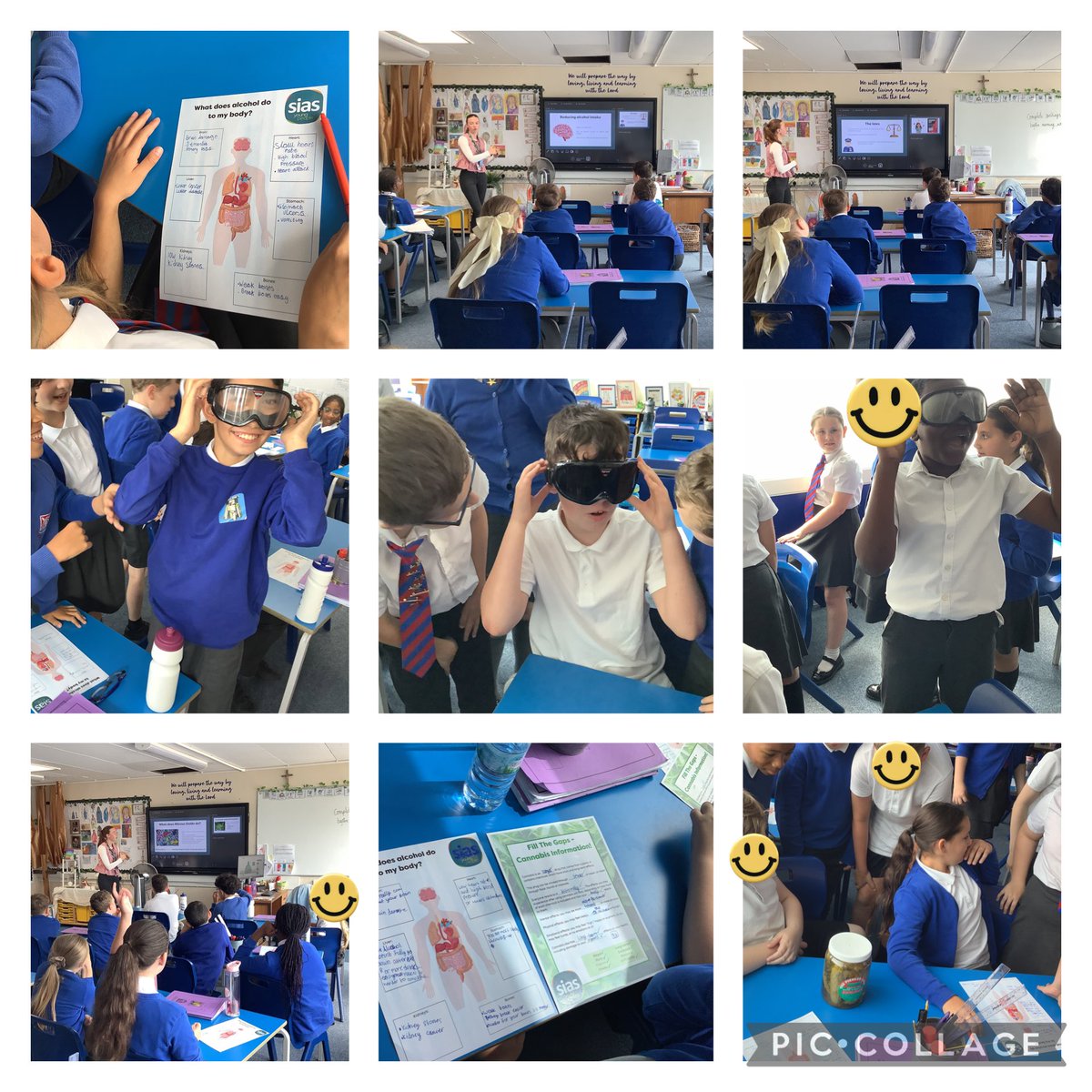Another session from Sias today for Year 6, this time focusing on the effects and dangers of drugs and alcohol. The children were very sensible with their questions and understanding.
