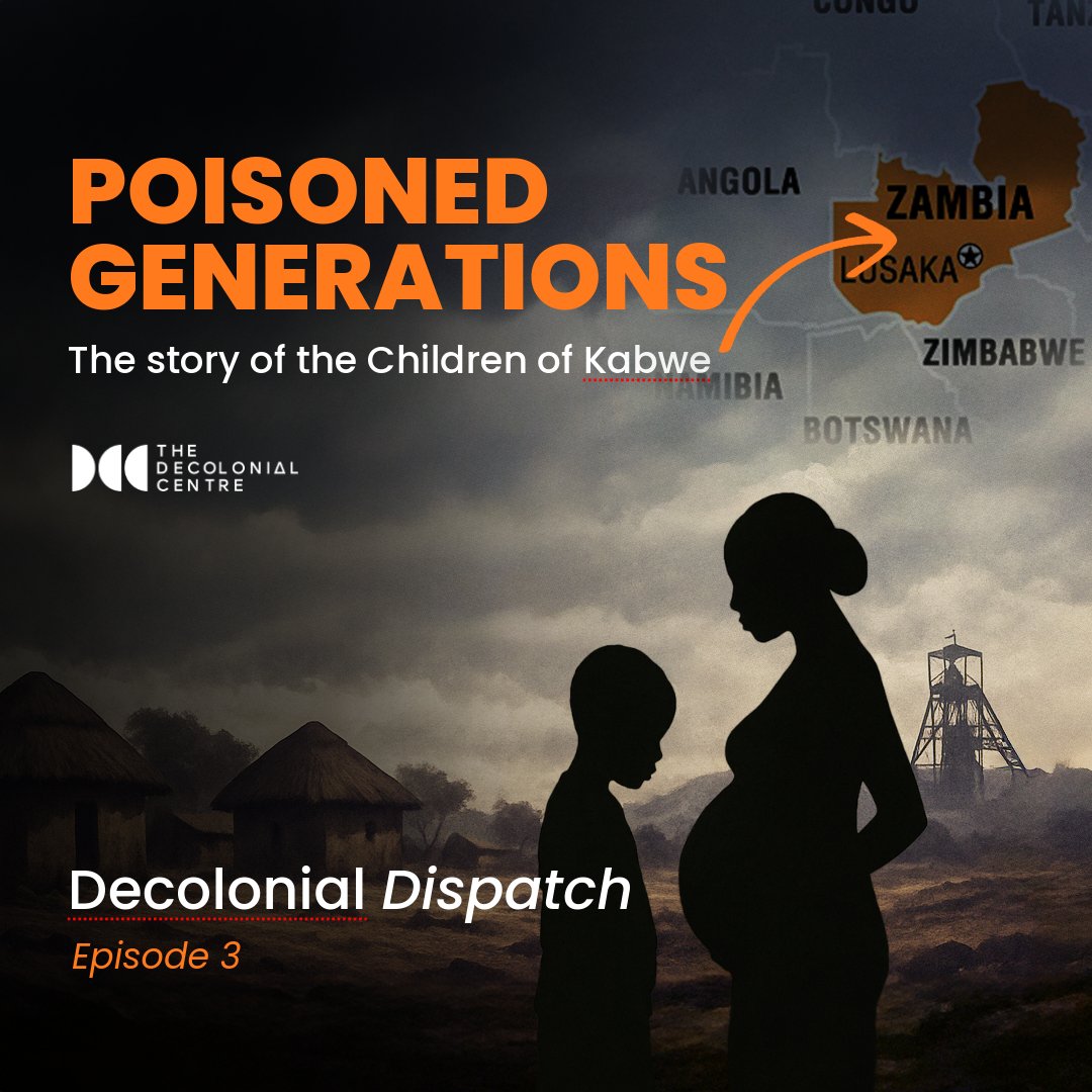 decolonialcntr's tweet photo. Kabwe’s soil and air are still poisoned by lead, leaving children and pregnant women at risk. Our new video, “Zambia’s Toxic Legacy,” uncovers how corporate negligence continues to haunt this community. Watch now on our YouTube channel @thedecolonialcentre (link in bio) and share to raise awareness.

#LeadPoisoning #EnvironmentalJustice #Kabwe