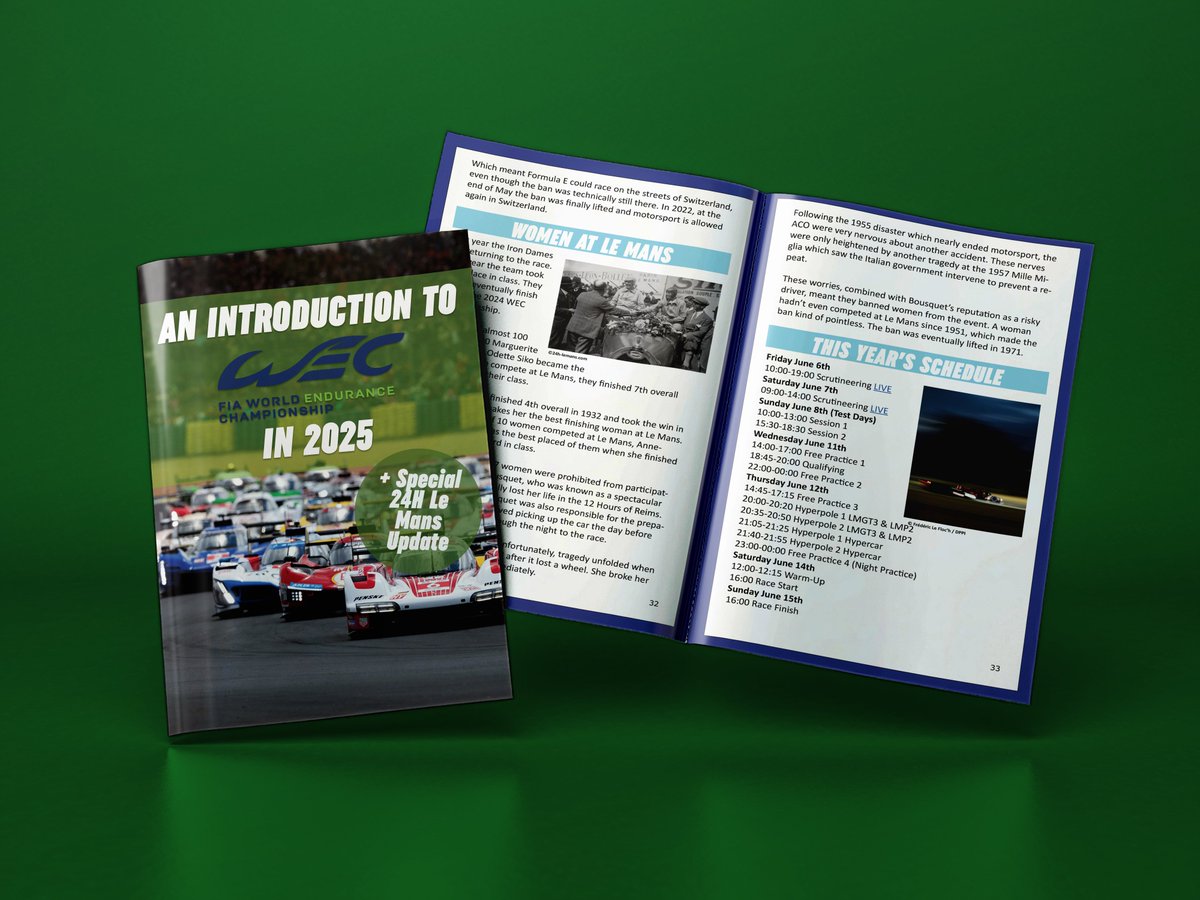 Updated for Le Mans: An Introduction to WEC in 2025

As we approach the start of the 2025 24H of Le Mans, I have updated my 2025 WEC Intro with some additional information for this year's 24H of Le Mans. 

motorsportwithlime.wordpress.com/2025/06/04/upd…