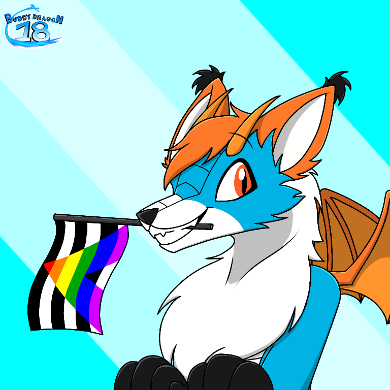 AlexStowe15's tweet photo. Happy pride month. Not all furries are lgbt+. But we do support and accept who you are. 
#PrideMonth
 #PrideForAll2025 
#furry https://t.co/2lvHNE0F28