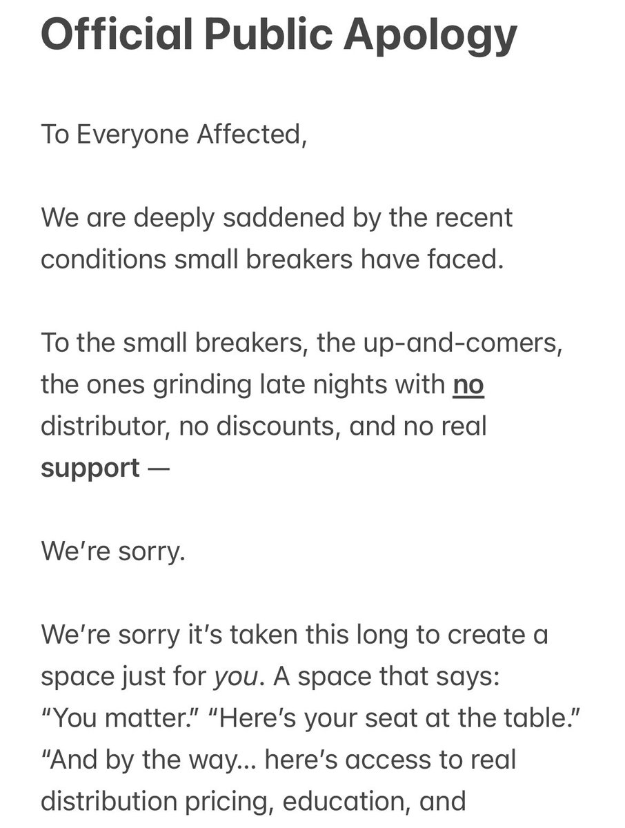 ToTheMoon_Cards's tweet image. We never thought we’d would have to release a public apology but here we are. From the bottom of our hearts we are truly sorry and we didn’t see this coming.
We were blinded and didn’t realize so many small streamers didn’t have access to distribution and support.
Link in…