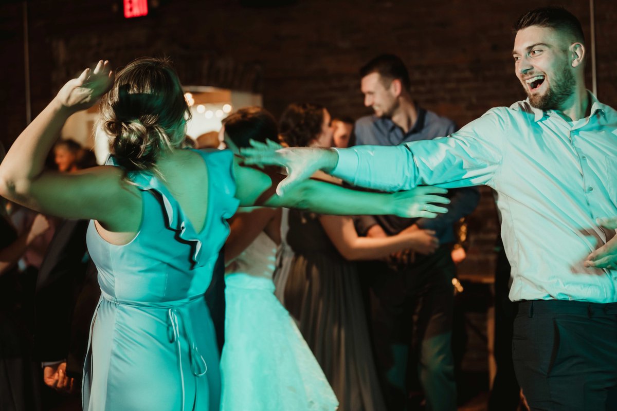 Find that special dancing partner and get out on the dancefloor for your favorite song
Photographer: Laura Muus Photography buff.ly/VoYBTgP 
Venue: Gatherings at Station 10 (Above A-Side Public House) buff.ly/C5fr8YE 
DJ Danny W buff.ly/frSj3HP