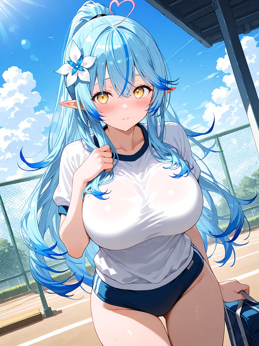 powertype_main's tweet photo. ホロライブ 雪花ラミィ
「午後もがんばろうね...///」 https://t.co/ENA77IpQ2B