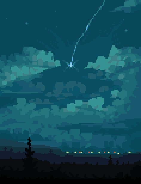 Rcpxl's tweet image. Been some times, i was busy with game dev, here a quick Landscape
#pixelart