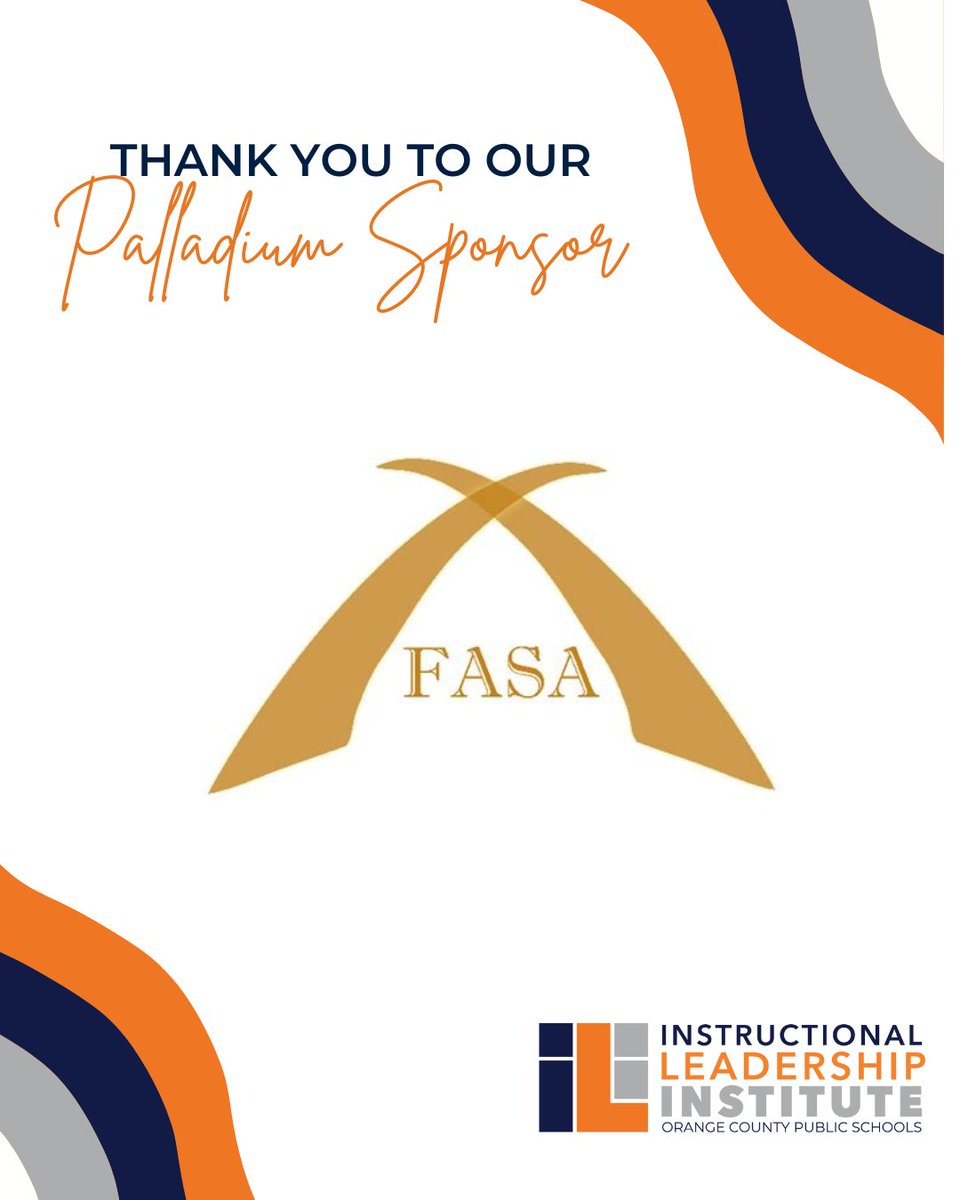Sending a massive THANK YOU to FASA for being our rockstar Palladium Sponsor at this year's Instructional Leadership Institute! 

Your support for education and our amazing leaders makes a world of difference. We couldn't do it without you! <a href="/SchoolLeadersFL/">FASA</a>