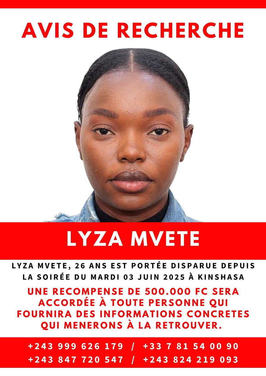 Bibimusafi's tweet photo. 🚨🚨🚨Aidez moi à partager cet avis de recherche,l’une de nos soeurs est portée disparue depuis hier soir.

Partageons S’il vous plait https://t.co/1EPIu1AiGM