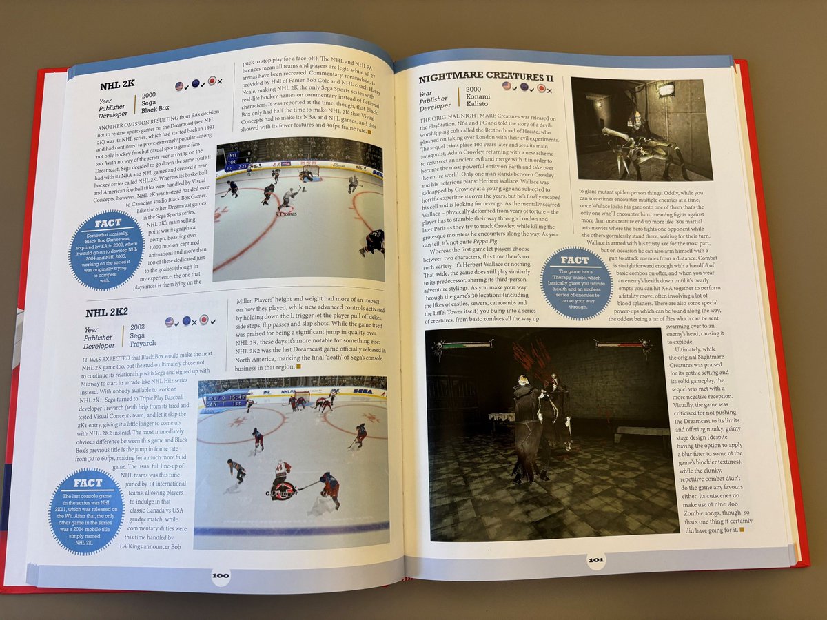 "The Dreamcast Encyclopedia" is the definitive guide to one of the most underrated gaming systems of all time. It is fondly remembered by players as a games console that was ahead of its time, almost to a fault. 🎮 👾

💻: tinyurl.com/mst84zxr

#gaming #videogamehistory
