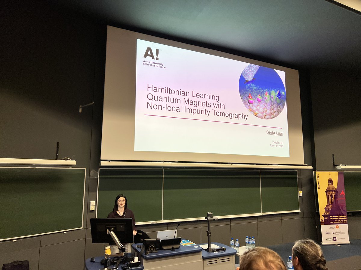 Introducing our third speaker in the third session on the final day of #ECMOLS2025 : 
Greta Lupi from Aalto University