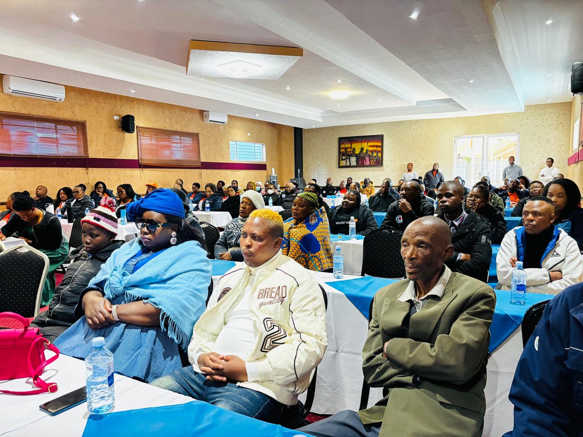 WorldvisionLS's tweet image. Today we celebrated the life of our colleague &amp;amp; friend ‘Malikarabelo Hae. She served @WorldVisionLS for 11 years, most recently as Cluster Accountant in Leribe &amp;amp; Berea.

Her dedication to vulnerable children will never be forgotten.
Rest in peace, ‘Malikarabelo. 🕊️