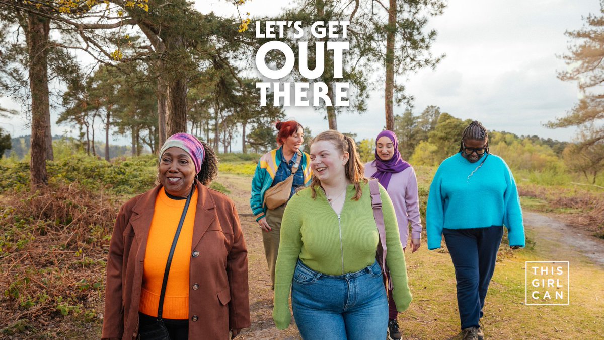 Our #LetsGetOutThere campaign is back! 💚

We've teamed up with partners to inspire more women to enjoy the many benefits of being active outdoors. 🌳

Check out the fantastic ideas now. ⬇️
bit.ly/4mMRvH0
