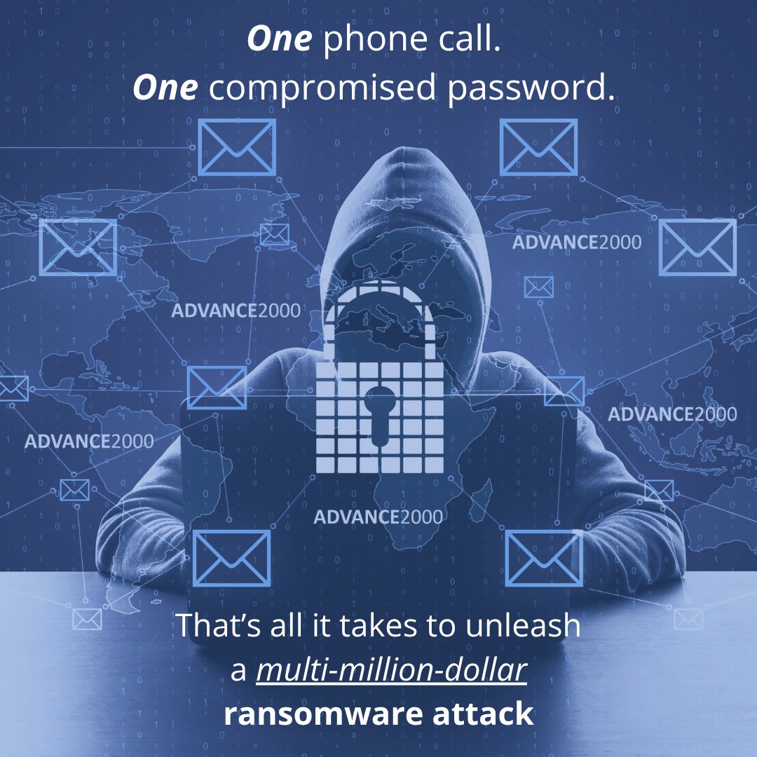 Once hackers are in backups aren’t always a safety net, they can be infected too.
Advance2000 Ransomware Recovery Assurance Platform gives confidence your data recovery points are trustworthy, even if everything else has failed.
advance2000.com/fight-ransomwa…

#Advance2000 #Ransomware
