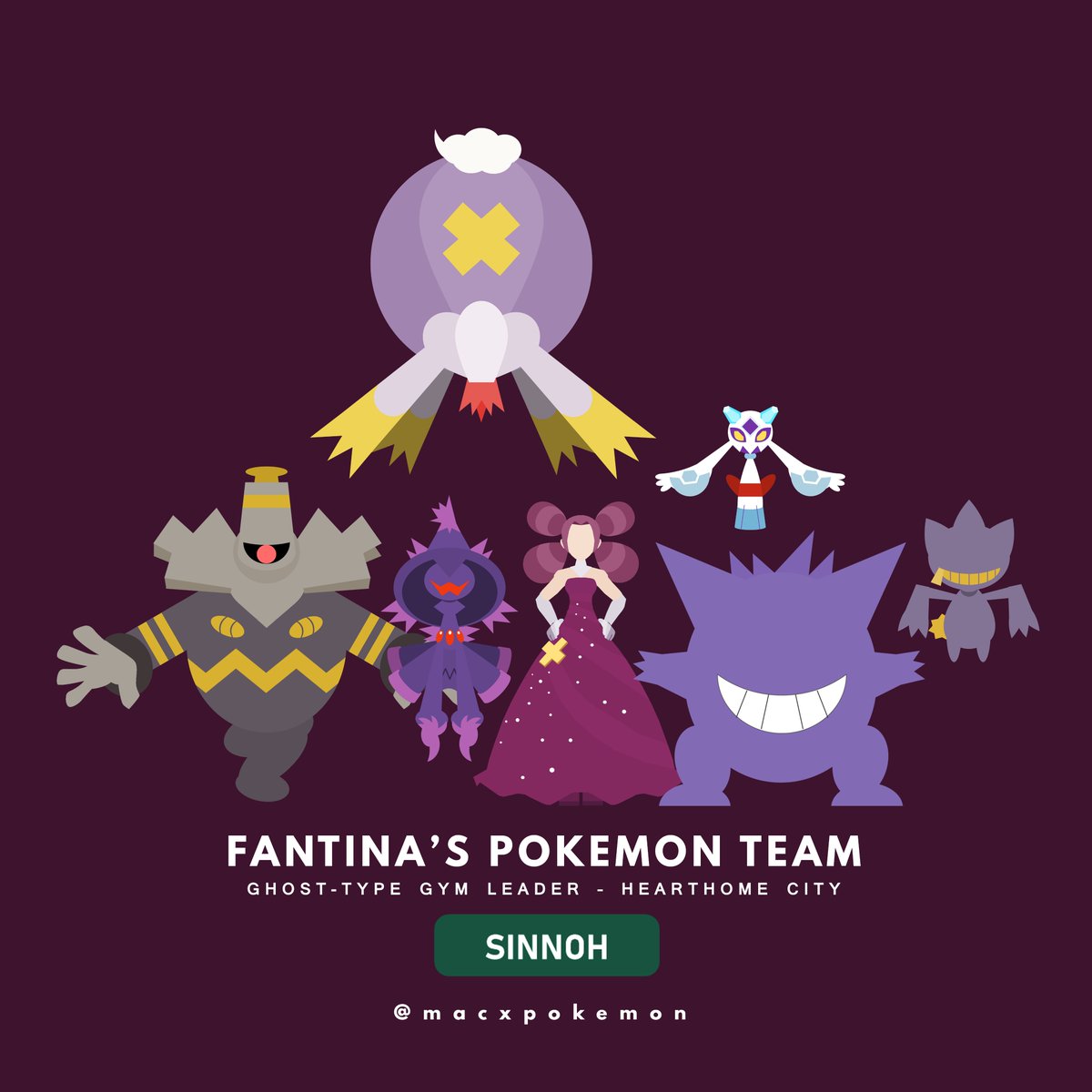 macxpkmn's tweet image. Fantina's Pokémon Team

#pokemon