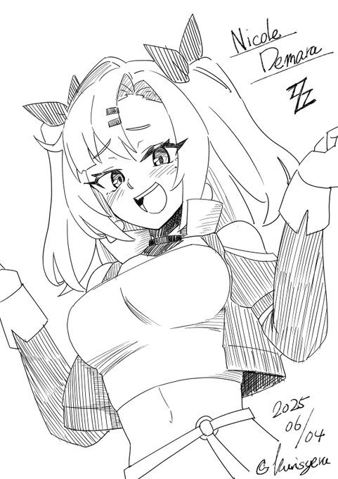 なんか良さげな新しいブラシを拾ったので試しにニコの親分を落書きしてみた
デフォルトのミリペンよりは雰囲気がいいかなとは思うけど、まだ使い慣れてないからもう少し使ってみようかな 