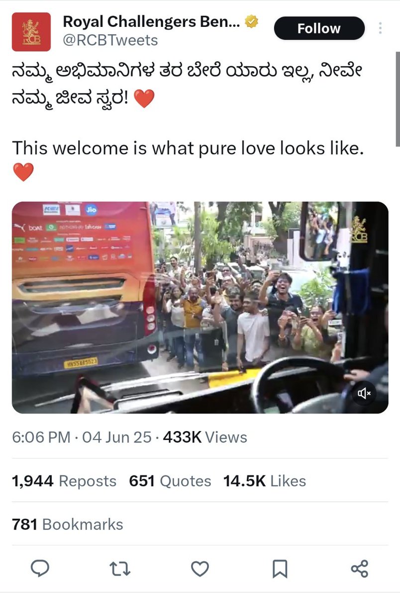 The franchise and it's SM wing was alive and busy posting edits of the crowd but they were not aware of the situation of the crowd