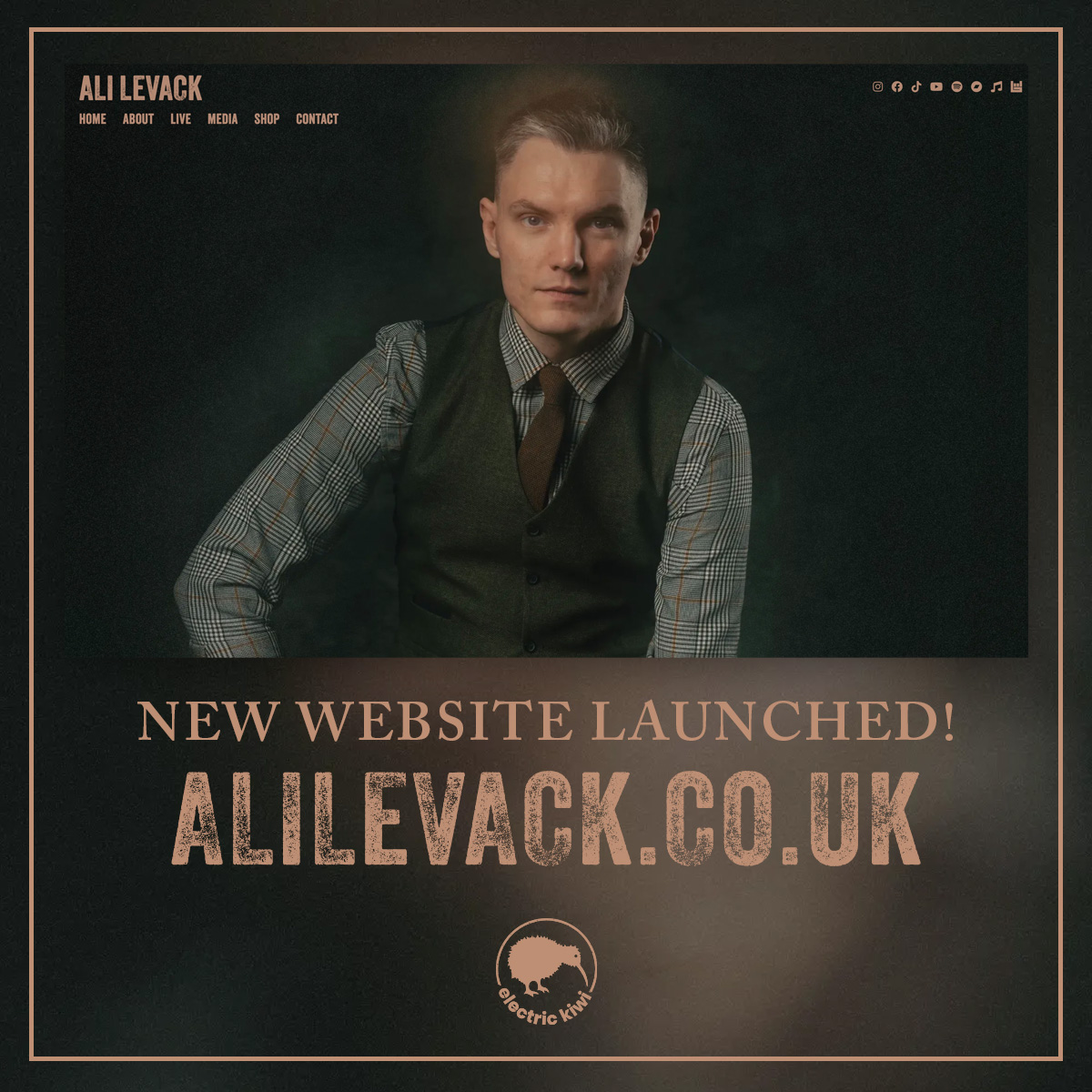 Launched a new website for Ali Levack, one of the most electrifying &amp; influential instrumentalists in Scottish traditional music today. 🏴󠁧󠁢󠁳󠁣󠁴󠁿 His debut solo album is due for release on Aug 1st &amp; it promises to continue pushing the boundaries of trad music. alilevack.co.uk