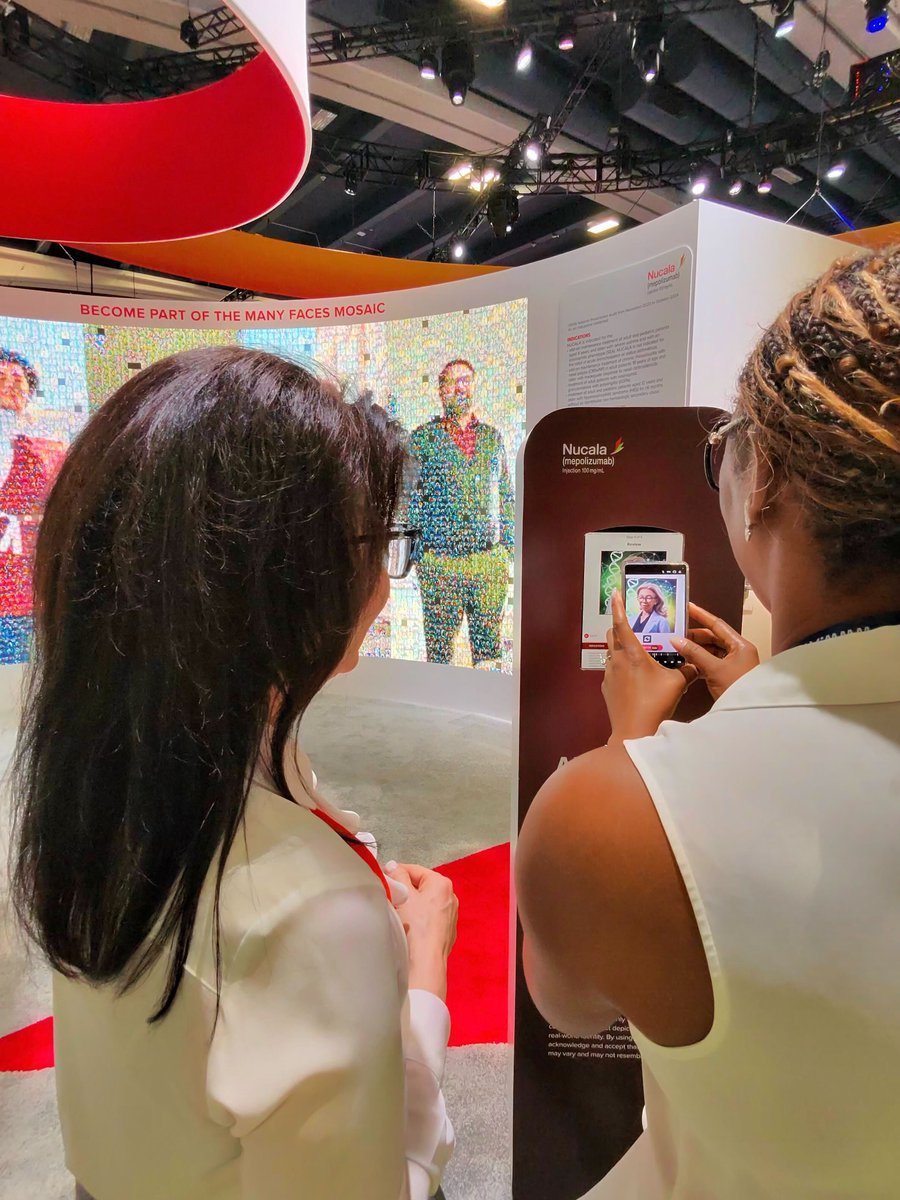 PictureMosaics's tweet photo. GSK had their guests turning into their favorite personas using our Ai Mosaic to become a part of the Many Faces Mosaic! Guests loved seeing their selfies transform and build the final mosaic. #Innovation #PictureMosaics #EventActivations https://t.co/MimwbaOJxL