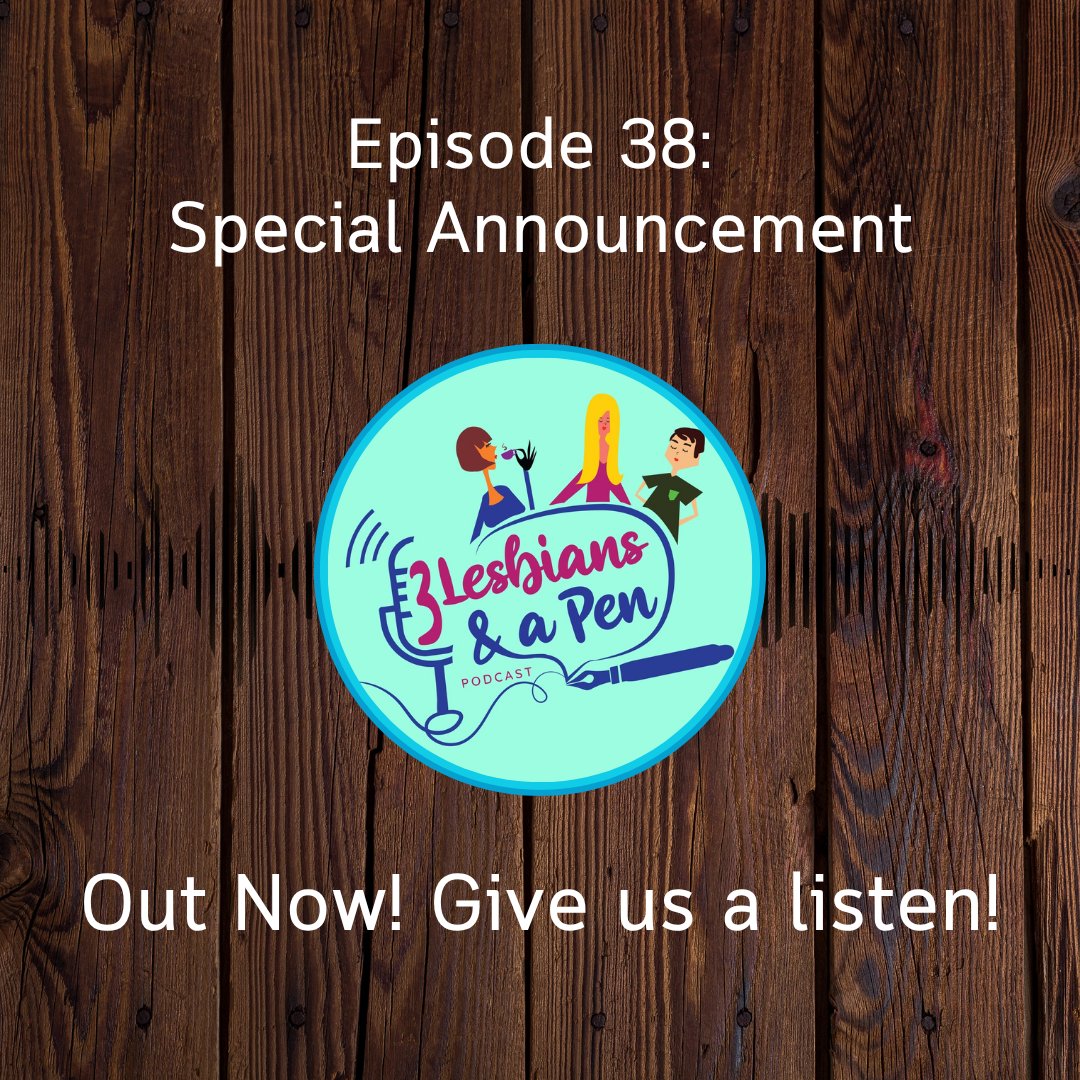 3lesbians's tweet photo. We're making a few changes. Listen now! #selfpublishing  #podcast  #sapphic

https://t.co/WQaoRskpPE https://t.co/e6TkbYhfZG