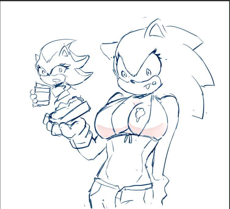 #sonadowyuri

yeah i have a thing for Sonic's chest 
