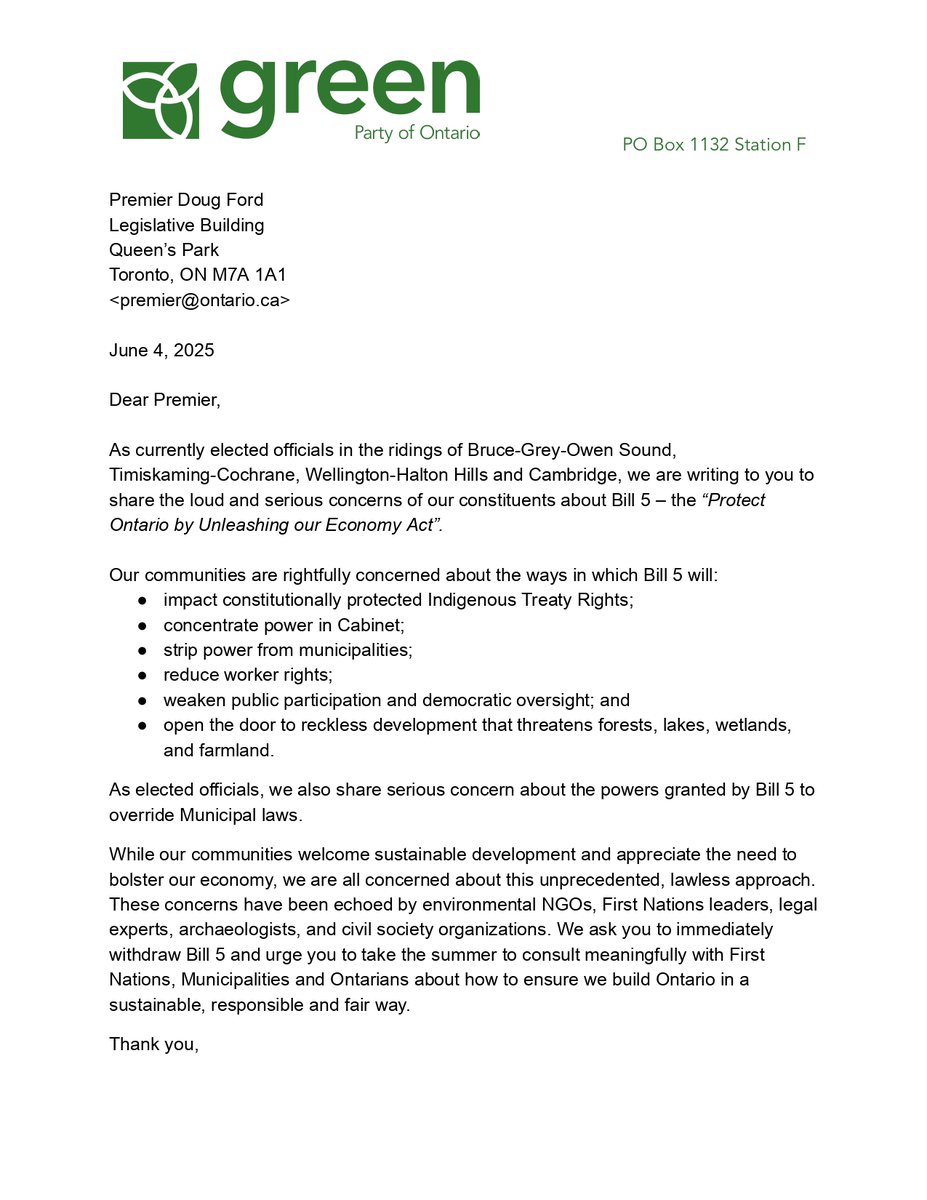 Green Party of Ontario tweet media