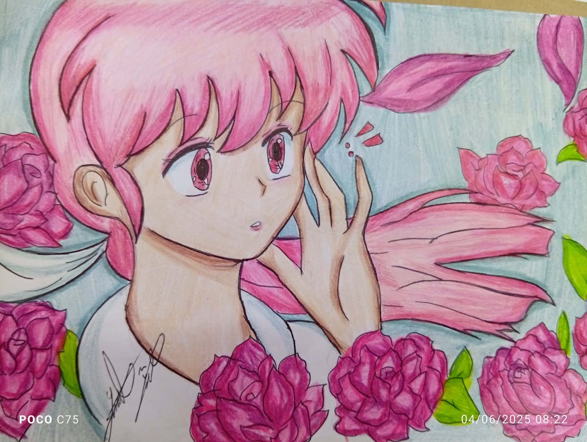 Ziriell_16's tweet photo. Dibujo de #ranma  #dibujo #artista #tatto #art #zurek  (Los ojos jajajja) https://t.co/UaOc1DrHSg