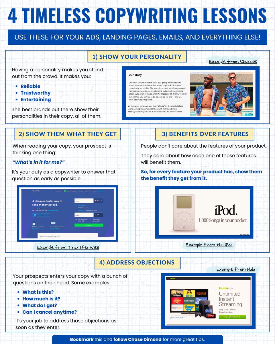 4 Timeless Copywriting Lessons (With Examples):