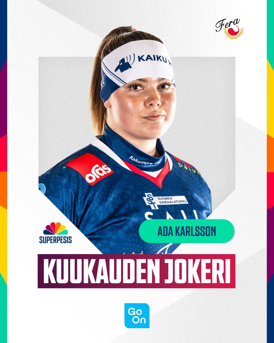 Toukokuun Go On superjokeriksi naisten Superpesiksessä on valittu Feran Ada Karlsson!

#pesis #superpesis <a href="/GoOnYhtiot/">Go On Yhtiöt</a> <a href="/FeraRauma/">Fera Rauma</a>