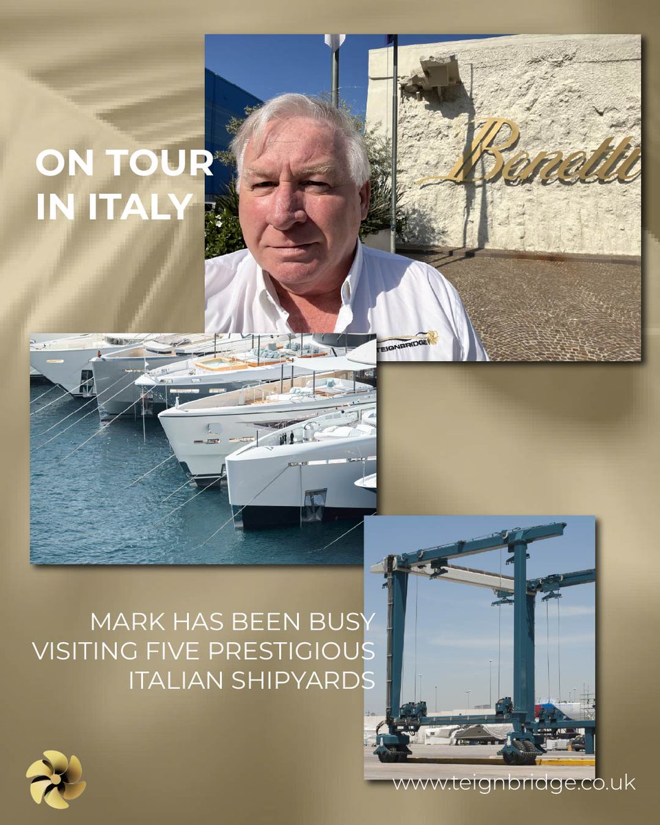 Mark Phare visited five key shipyards in Italy — strengthening our global reach in propulsion for leisure and commercial vessels. Explore our solutions: 🔗 Leisure: teignbridge.co.uk/leisure 🔗 Commercial: teignbridge.co.uk/commercial #MarinePropulsion #Shipbuilding #GlobalSupply