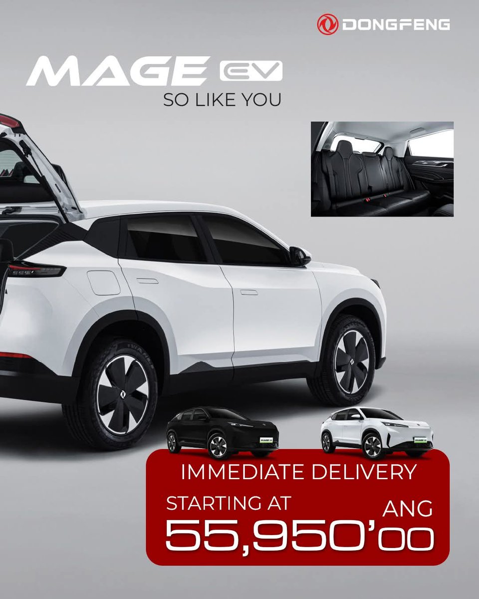 Dongfeng Mage Ev for 56000 XCG ~ 31000 usd