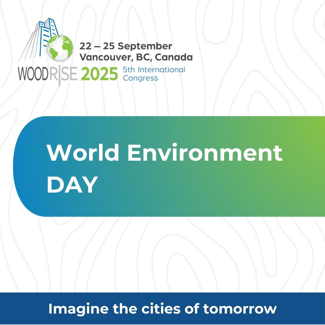 Le bois est plus qu'un matériau de construction, c'est une solution pour le climat. En cette #Journéemondialedelenvironnement, rejoignez-nous à #Woodrise2025 et découvrez comment la construction en bois façonne des villes plus vertes et à faible émission de carbone.

 🔗