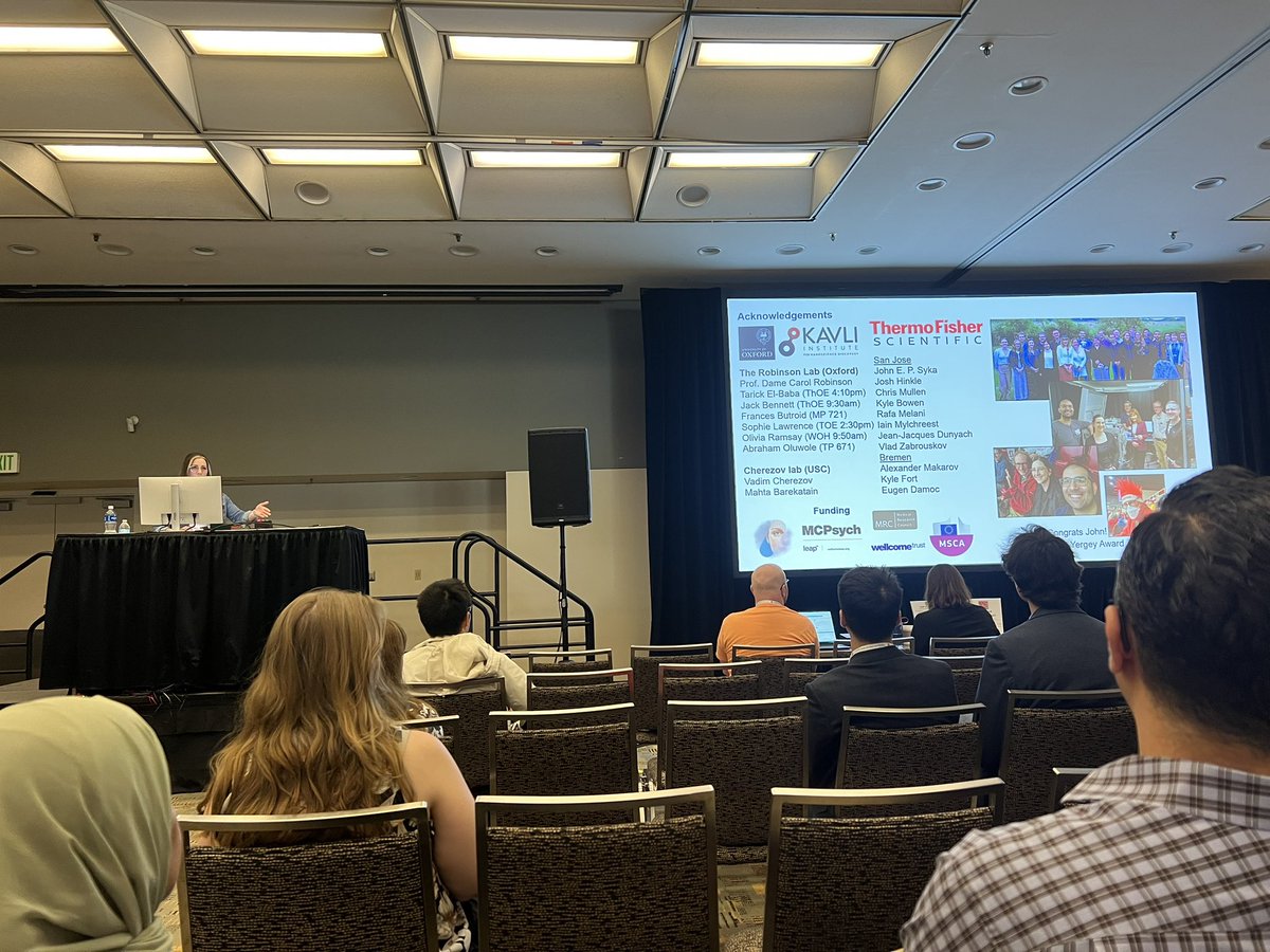 Robinson Research Group (@cvr_research) on Twitter photo Day 3 @ #ASMS2025
Corinne presented an epic talk in the Structural Biology section about using nTDMS to deorphanise GPCRs. Watch the catch up if you were lying in
#earlystart #nopointernoproblem #GPCRsarethebest <a href="/KavliOxford/">Kavli Institute for Nanoscience Discovery, Oxford</a> <a href="/OxfordChemistry/">Oxford Chemistry</a> Day 3 @ #ASMS2025
Corinne presented an epic talk in the Structural Biology section about using nTDMS to deorphanise GPCRs. Watch the catch up if you were lying in
#earlystart #nopointernoproblem #GPCRsarethebest <a href="/KavliOxford/">Kavli Institute for Nanoscience Discovery, Oxford</a> <a href="/OxfordChemistry/">Oxford Chemistry</a>