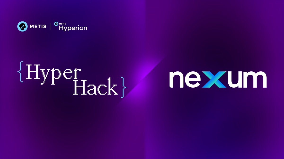 Metis🌿 (@metisl2) on Twitter photo HyperHack Partner Spotlight: <a href="/NexmLabs/">Nexum Labs</a> 🧪
Thank you to Nexum Labs for being a Growth Supporter sponsor of the Hyperion HyperHack.
Nexum Labs are a research-driven pre-accelerator focused on AI and blockchain, helping early-stage ideas grow into mature projects.
We’re excited HyperHack Partner Spotlight: <a href="/NexmLabs/">Nexum Labs</a> 🧪
Thank you to Nexum Labs for being a Growth Supporter sponsor of the Hyperion HyperHack.
Nexum Labs are a research-driven pre-accelerator focused on AI and blockchain, helping early-stage ideas grow into mature projects.
We’re excited