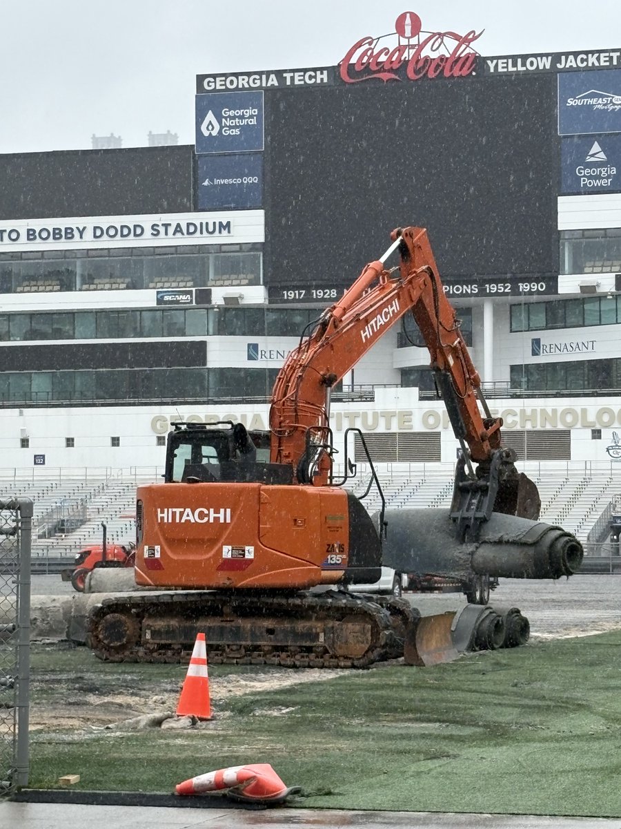 Ángel Cabrera (@cabreraangel) on Twitter photo New turf on Hyundai Field, great progress with the state-of-the-art Fanning Student Athlete Perf. Center... with Jon Palumbo at the helm, <a href="/GTAthletics/">Georgia Tech Yellow Jackets</a> is not slowing down a bit! #GoJackets New turf on Hyundai Field, great progress with the state-of-the-art Fanning Student Athlete Perf. Center... with Jon Palumbo at the helm, <a href="/GTAthletics/">Georgia Tech Yellow Jackets</a> is not slowing down a bit! #GoJackets
