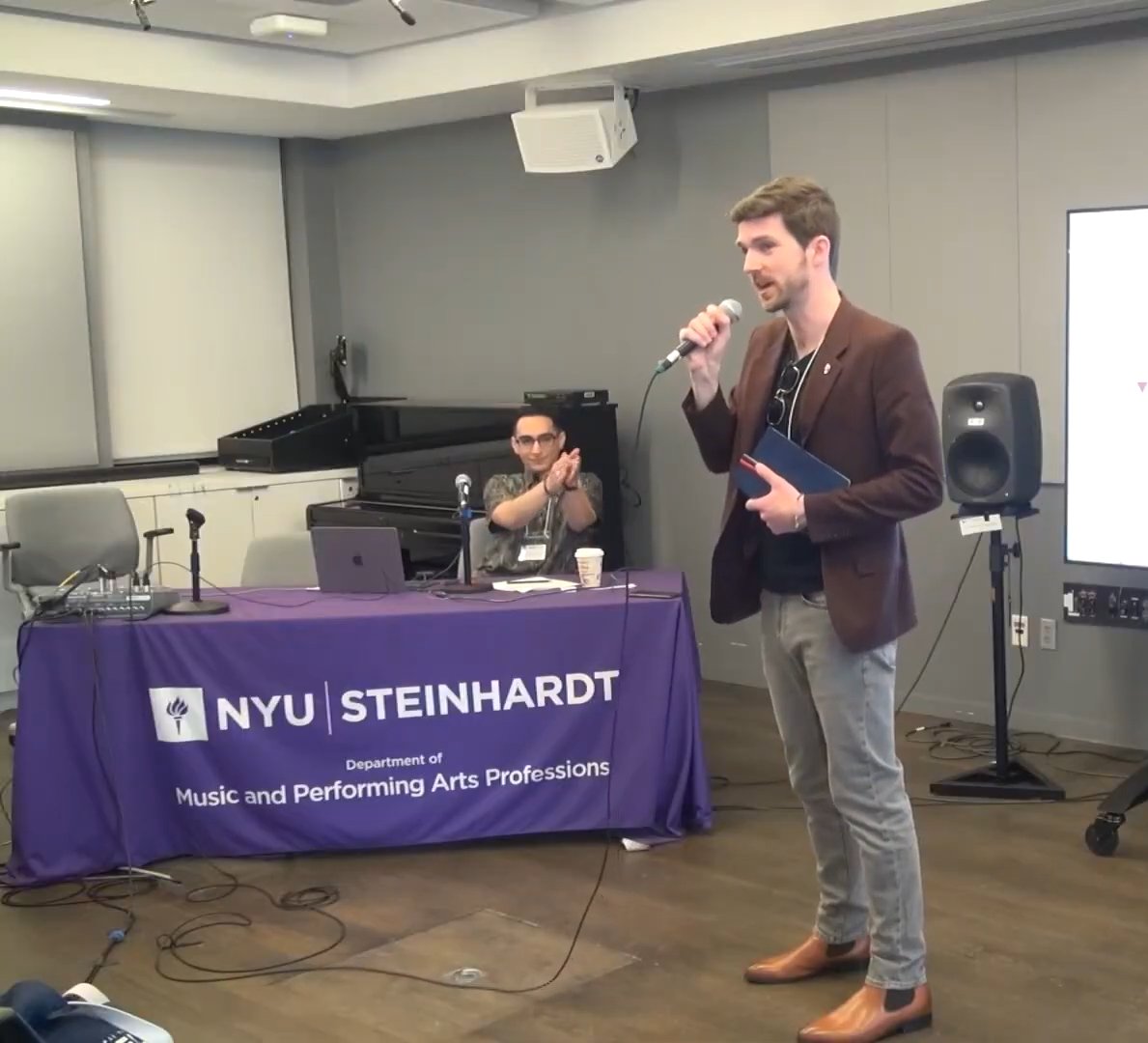 So honoured to present for the 7th time at <a href="/NYUscoring/">NYU Steinhardt Screen Scoring</a>’s Music and the Moving Image conference, as well as chairing various panels feat. truly inspirational colleagues. Having attended MaMI annually since 2019, it never ceases to wholly enliven me and remind me why I do what I do
