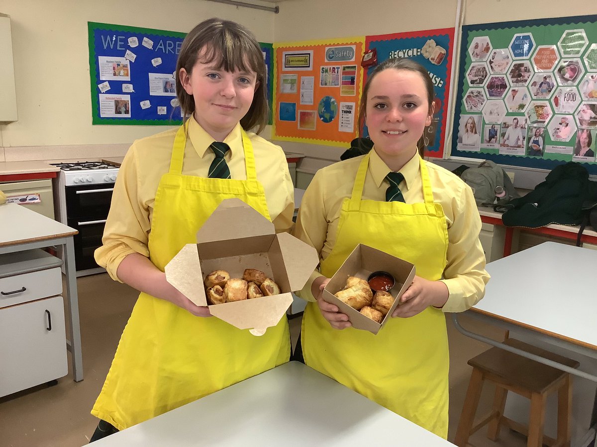 StCatsHomeEc's tweet photo. A fantastic end to our Seasonal Cookery Club! For their final practical, students mastered puff pastry to create these amazing homemade sausage rolls 👩‍🍳. Absolute stars in the kitchen. https://t.co/QnvcJOmYVd