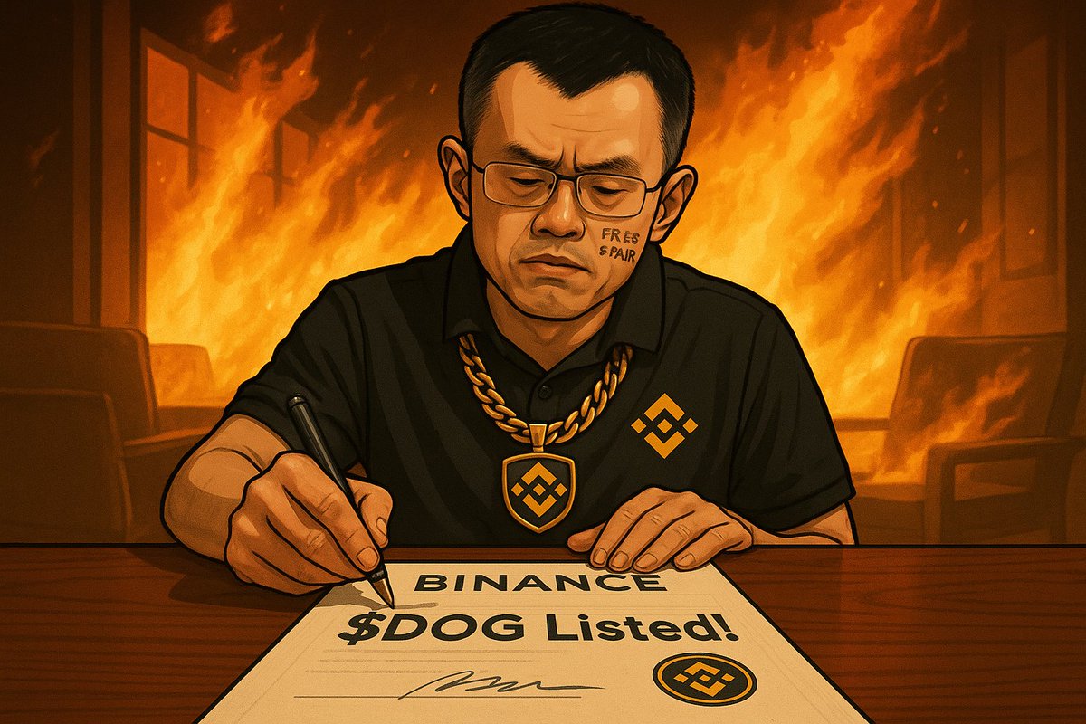 When Binance lists $DOG, it’ll be signing the beginning of the end — for itself and for CEX rule over crypto. 🔥