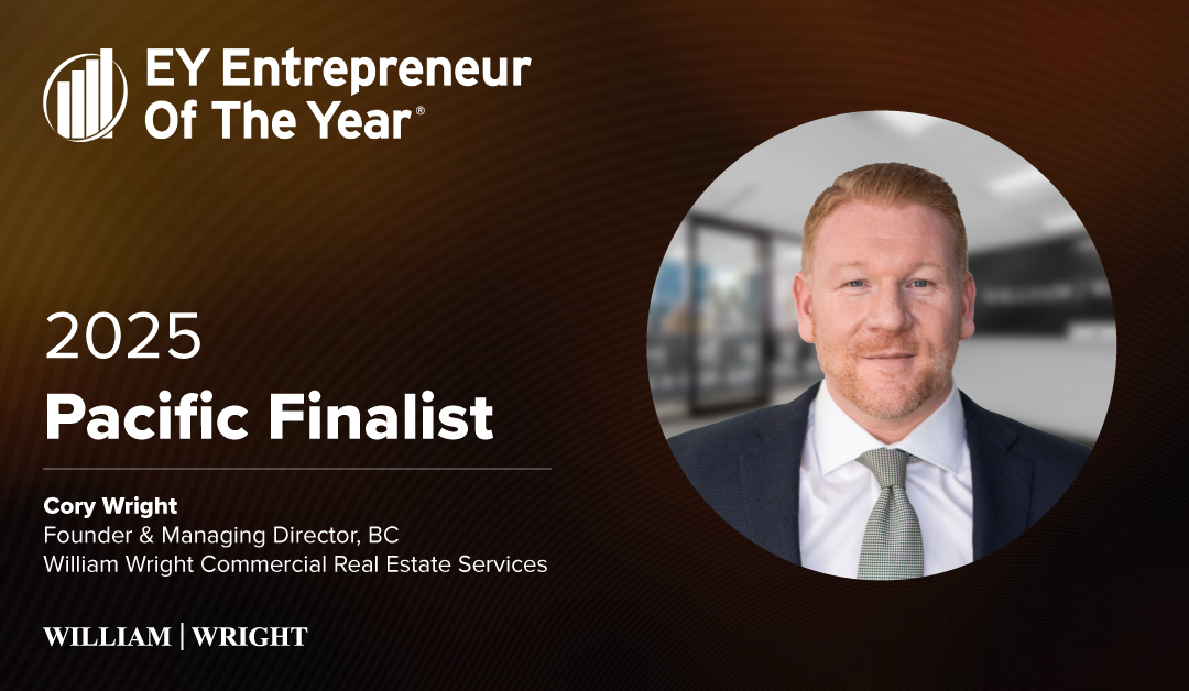 We are thrilled to share that Cory Wright, Founder and Managing Director, BC of William Wright Commercial, has been named an EY Entrepreneur Of The Year® 2025 Pacific finalist! Read More: williamwright.ca/news/cory-wrig…

#WilliamWrightCommercial #EOYCanada @<a href="/EYCanada/">EY Canada</a>