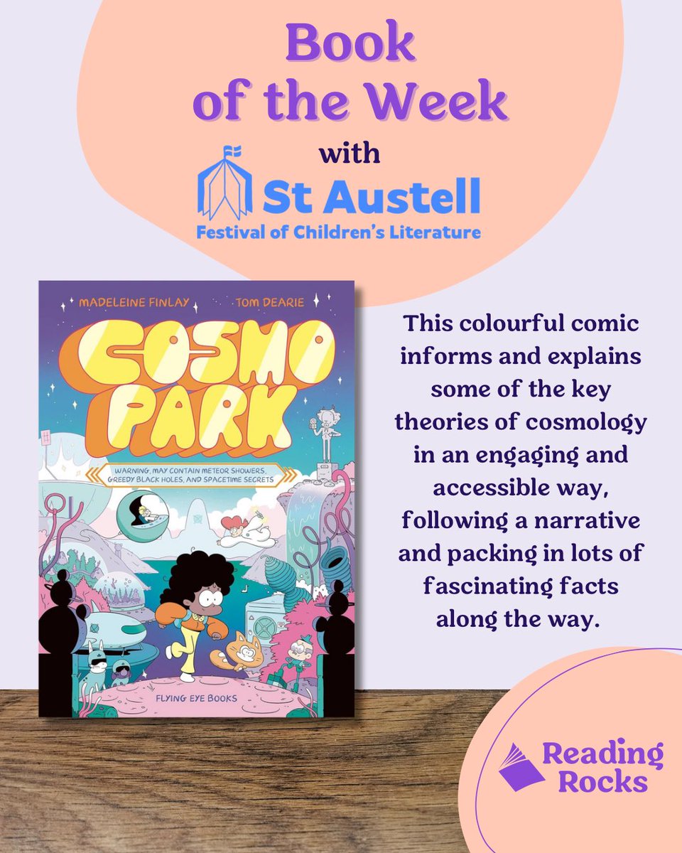 Here's our first BOTW for June in collaboration with St Austell Festival of Children's Literature.

[Ad-PR] The Universal Nature Park is a place of wonder and scientific adventure, but watch out – there are mysterious and nefarious plots afoot, and it’s not all fun and learning