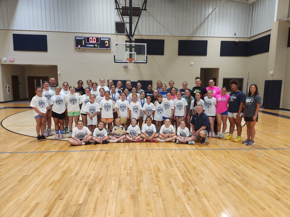 Our Little Lady Warriors Camp was a success! Bright future for White County Basketball! 🔥🏀😎

#DNA