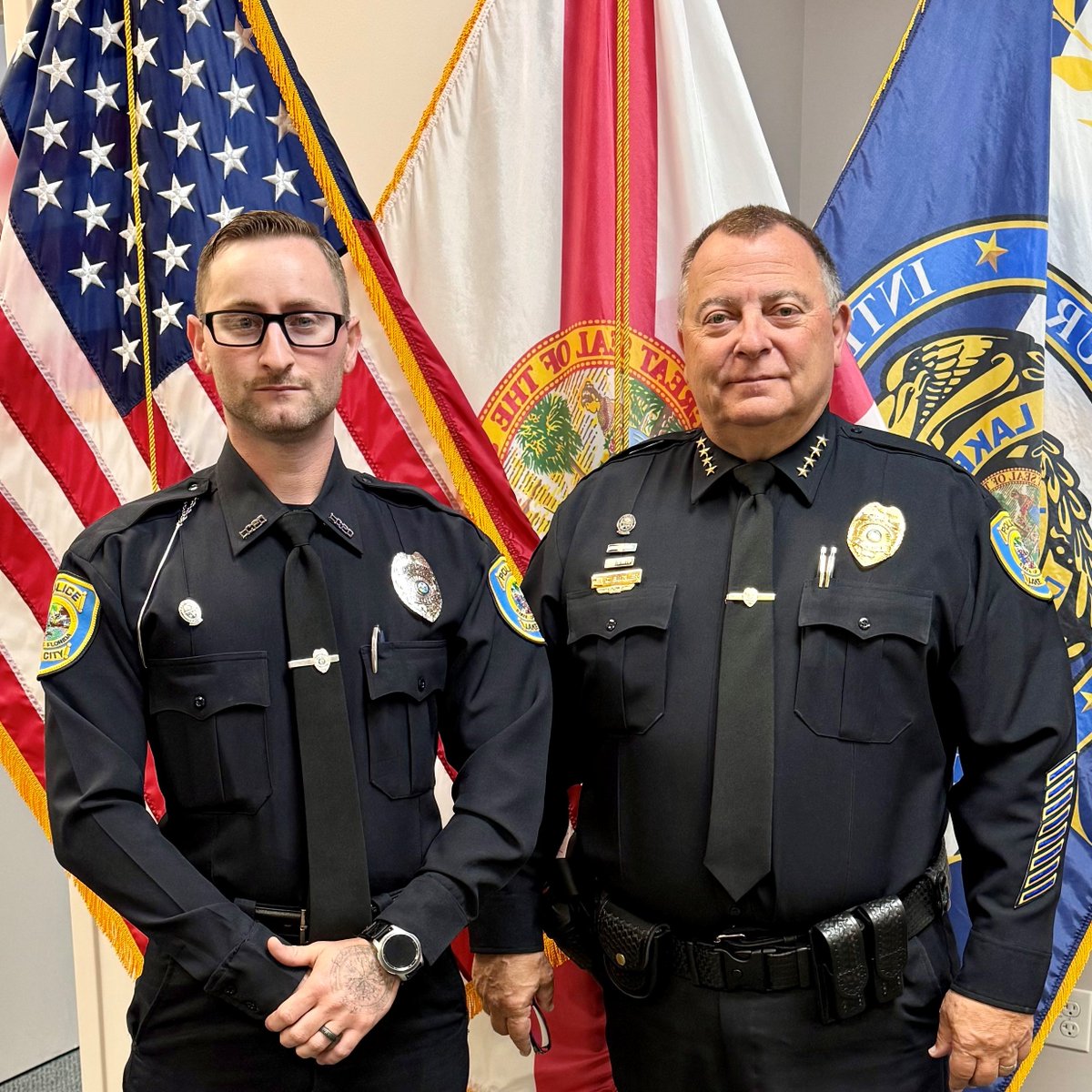 Please join us in welcoming Officer Tugman to the department.
Officer Tugman successfully completed our sponsorship program, passed all required courses, and earned his state certification. Congratulations!
#LcFlaPd #LcFlaCommunity