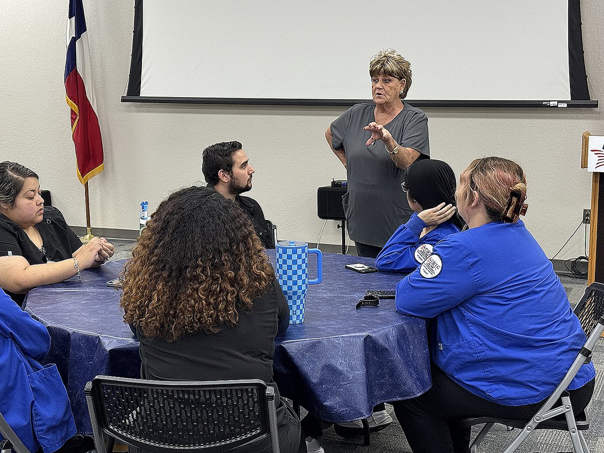 Thank you, Sweetwater Healthcare Center &amp; Snyder Oaks Nursing and Rehabilitation Center for visiting with our Nursing students in Sweetwater. The staff provided lunch for our students and instructors while also discussing the importance of long-term care of residents.

#TSTCproud
