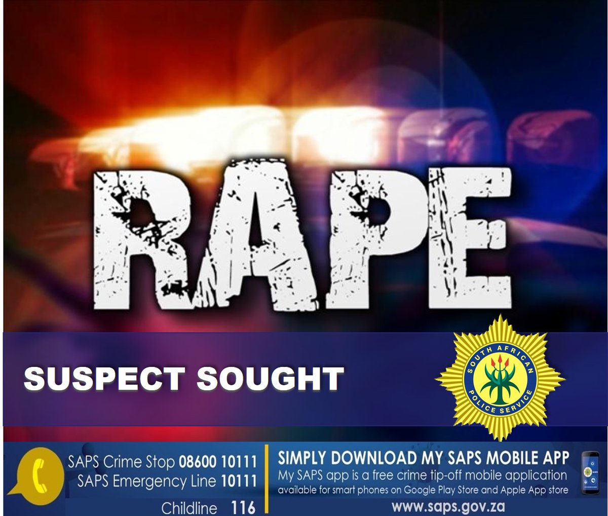 #sapsMP A 16-year-old girl hitchhiking from Dullstroom heading to Lydenburg was reportedly raped after she was offered a lift by two males driving a black VW Polo on 01 June 2025. Police are appealing to members of the public who may have information that may assist in locating