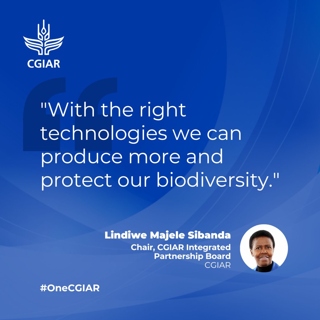 🌍 Sustainable farming isn’t optional — it’s essential for food security, poverty reduction &amp; protecting ecosystems.

CGIAR’s <a href="/lmsibanda/">Lindiwe Majele Sibanda</a> joined Systems Change Lab to share how CGIAR is driving food systems transformation.

🎥 Watch: on.cgiar.org/3Z8pUpS

#WithScienceWeCan