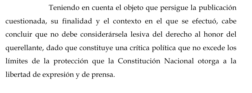 arilijalad's tweet photo. Desestimaron la denuncia penal que me hizo el presidente @JMilei 

Inexistencia de delito, no hay calumnias ni injurias y se trata de una crítica política amparada por la Constitución. 

Gracias a todos los que manifestaron su repudio y en especial a los más de 600 periodistas y artistas que pusieron su firma en la misma nota que motivó la denuncia penal del Presidente y que vuelvo a compartir acá: https://t.co/5zssQf0RjS

La libertad de expresión es un derecho colectivo. 
Milei quiere silencio sobre su crueldad planificada y busca imponerlo a través del miedo. No lo va a lograr.